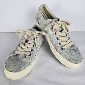 Taos Womens Plim Soul Natural Tropical Tennis Shoe Flirty Comfort Girly Size 8.5